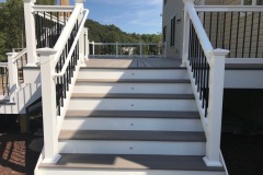 Outdoor Patio Installation leading to Deck Steps in Glenelg