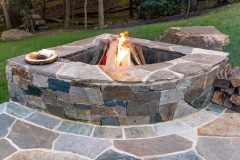 Outdoor patio design in Clarksville, Fire Pit