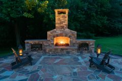 Fireplace , Outdoor Patio Design in Glenwood MD