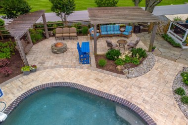 Pool Patio Design in Glenwood MD