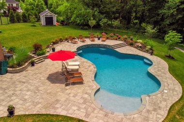 Patio Pool Pavers in Glenwood